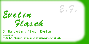 evelin flasch business card